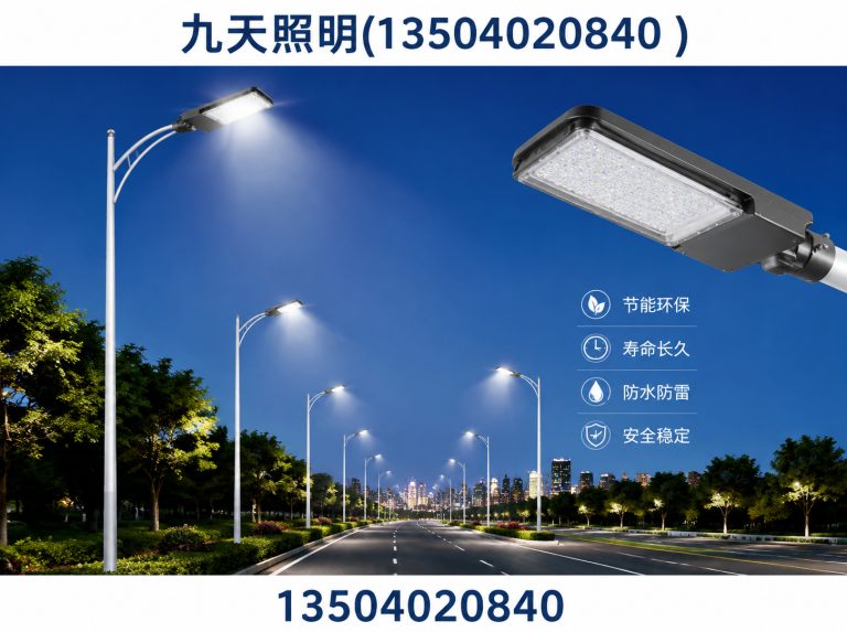 法库县沈阳路灯厂家展示图